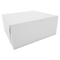 Sct Tuck-Top Bakery Boxes, Paperboard, White, 12 x 12 x 5, PK100 SCH 0987